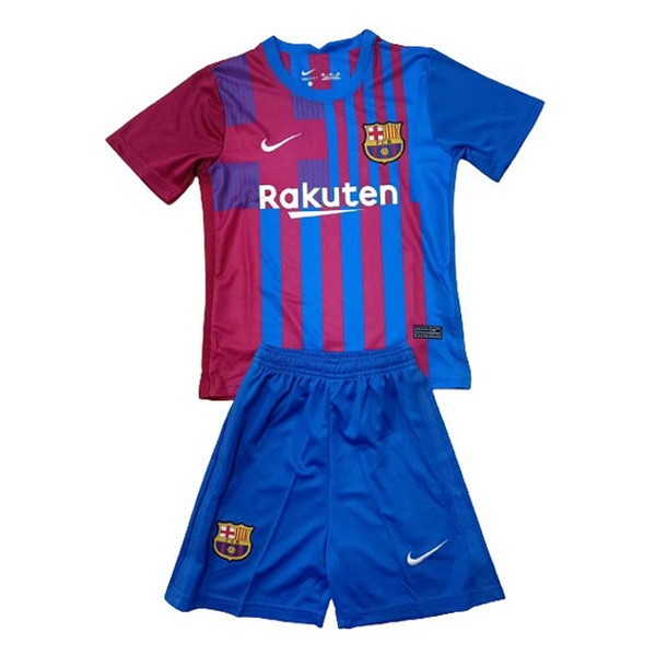 Camiseta Barcelona 1ª Niño 2021-2022 Azul Rojo
